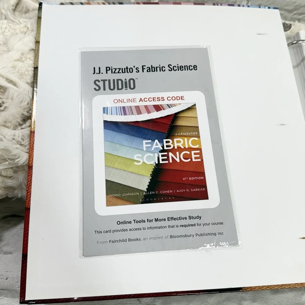 Fabric Science 11th Edition J.J. Pizzulto's Spiral Bound Book Online Access Code